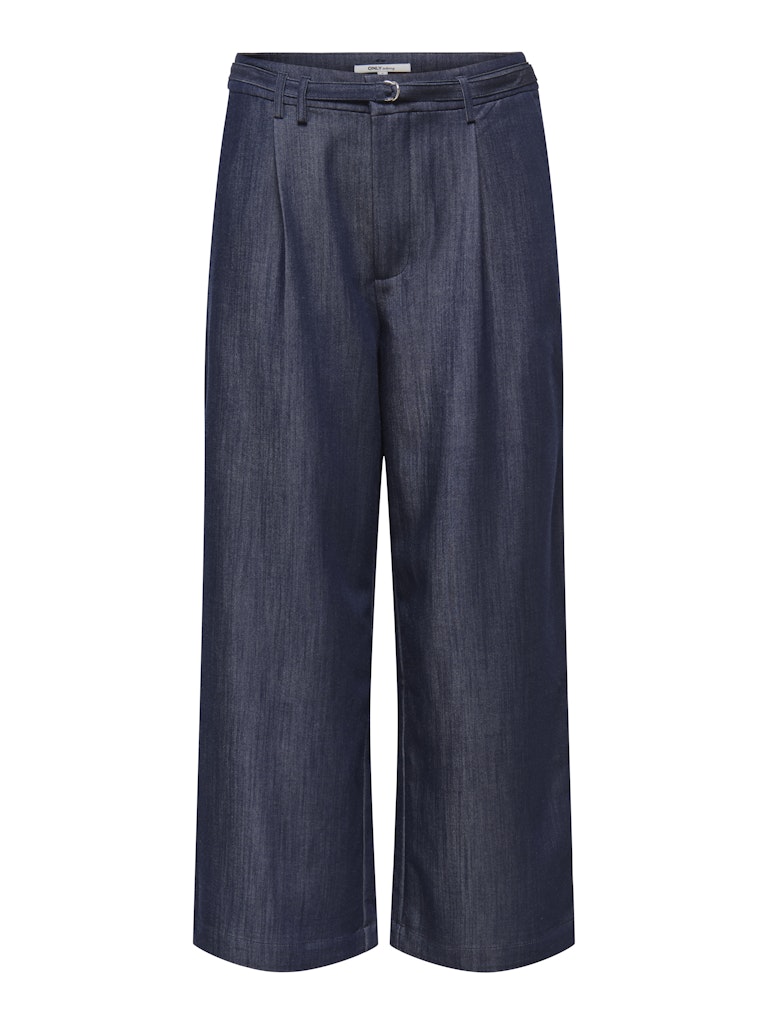 ONLY Elany HW Belt Culotte Pants | Navy