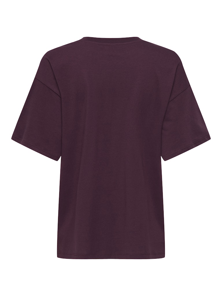 ONLY Mila S/S Print Tee Shirt | Grape