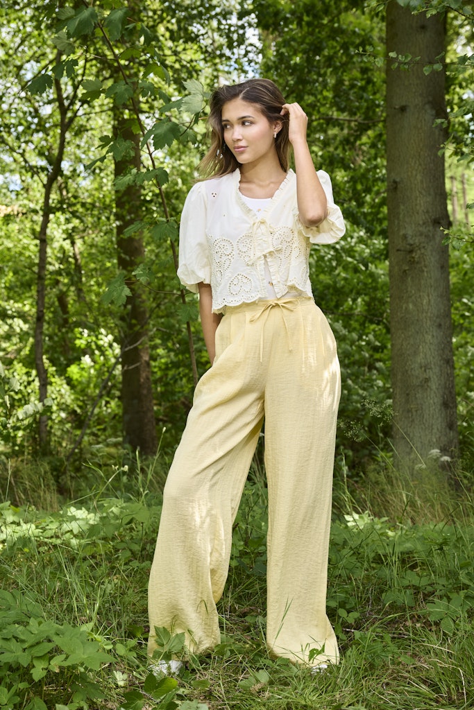 ONLY Ita MW Linen Look Wide Pants | Sun