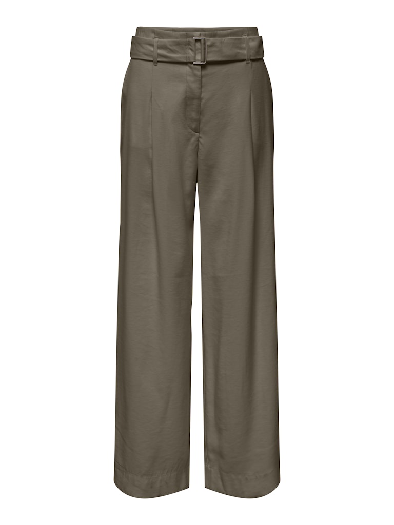 ONLY Tila Life HW Belt Wide Pants| Stone