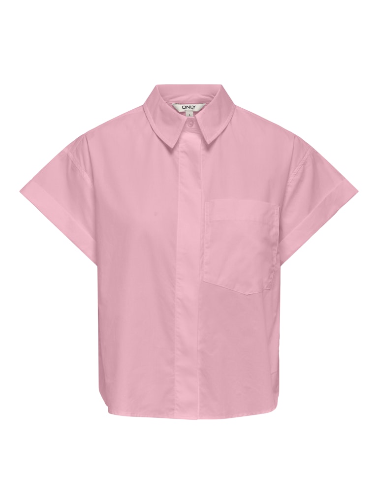 ONLY Keri S/S Fold Shirt | Rose