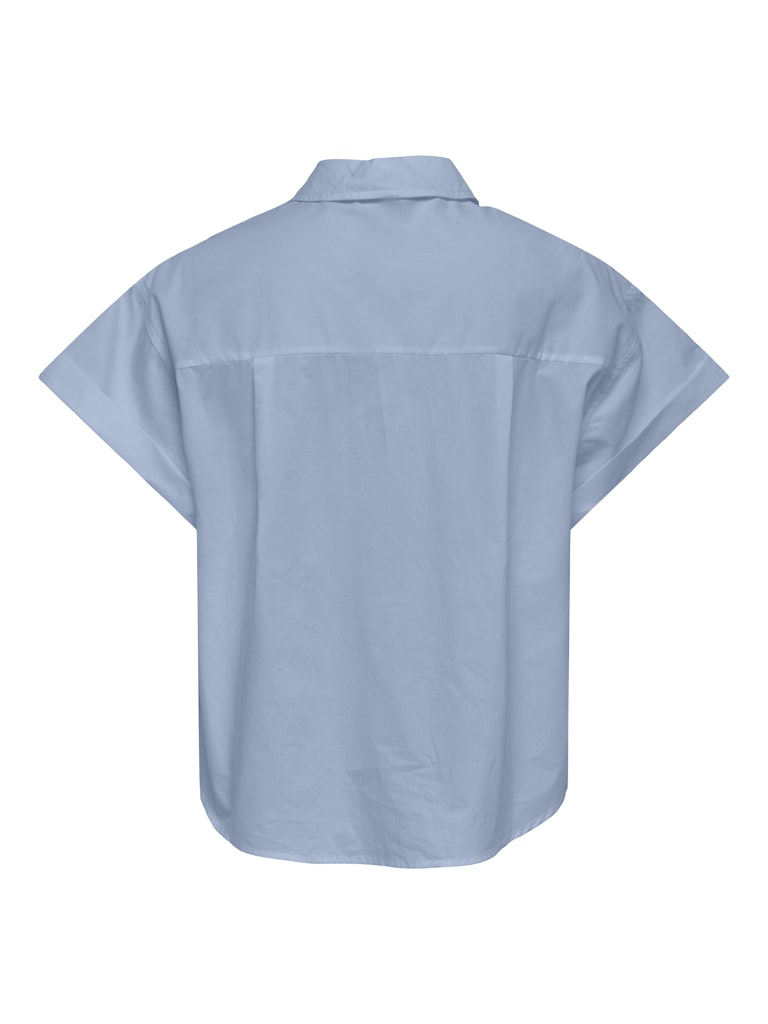 ONLY Keri S/S Fold Shirt | Blue