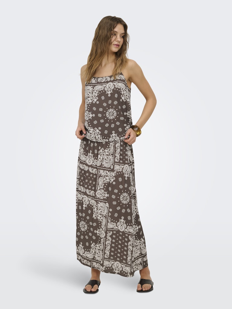 ONLY Ramse Ambel Strap Band Top | Chocolate