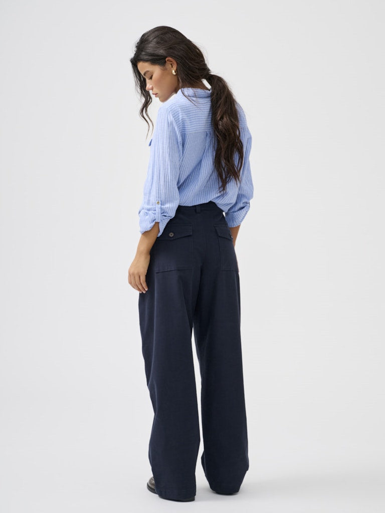 ONLY Clair MW Barrel Pant | Night Sky