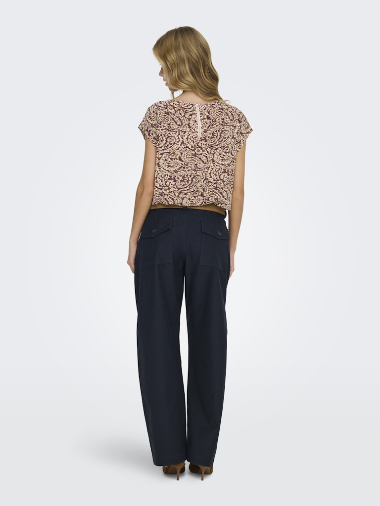 ONLY Clair MW Barrel Pant | Night Sky