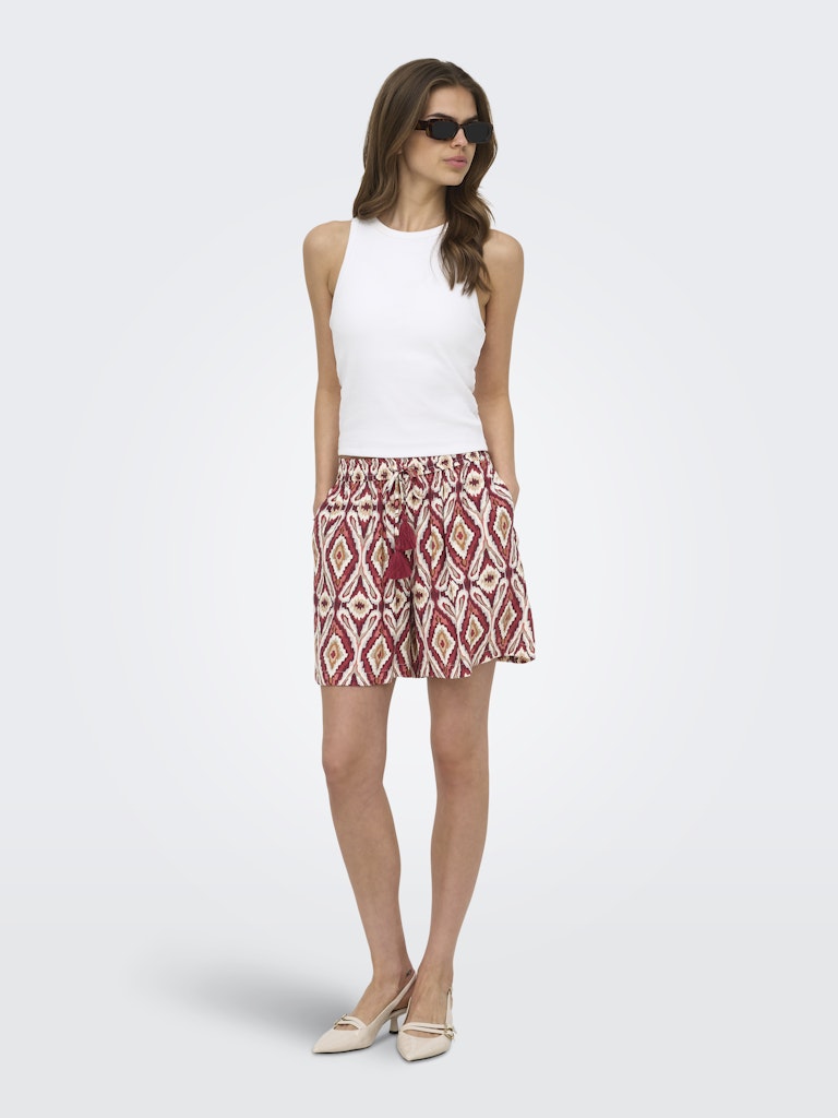 ONLY Mikasi String Detail Shorts | Brick