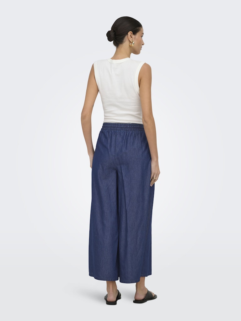 ONLY Bea Bead HW Wide Palazzo | Dark Blue