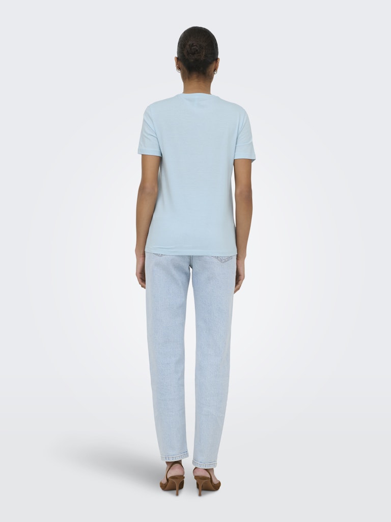 ONLY Kita S/S Pearl T-Shirt | Sky