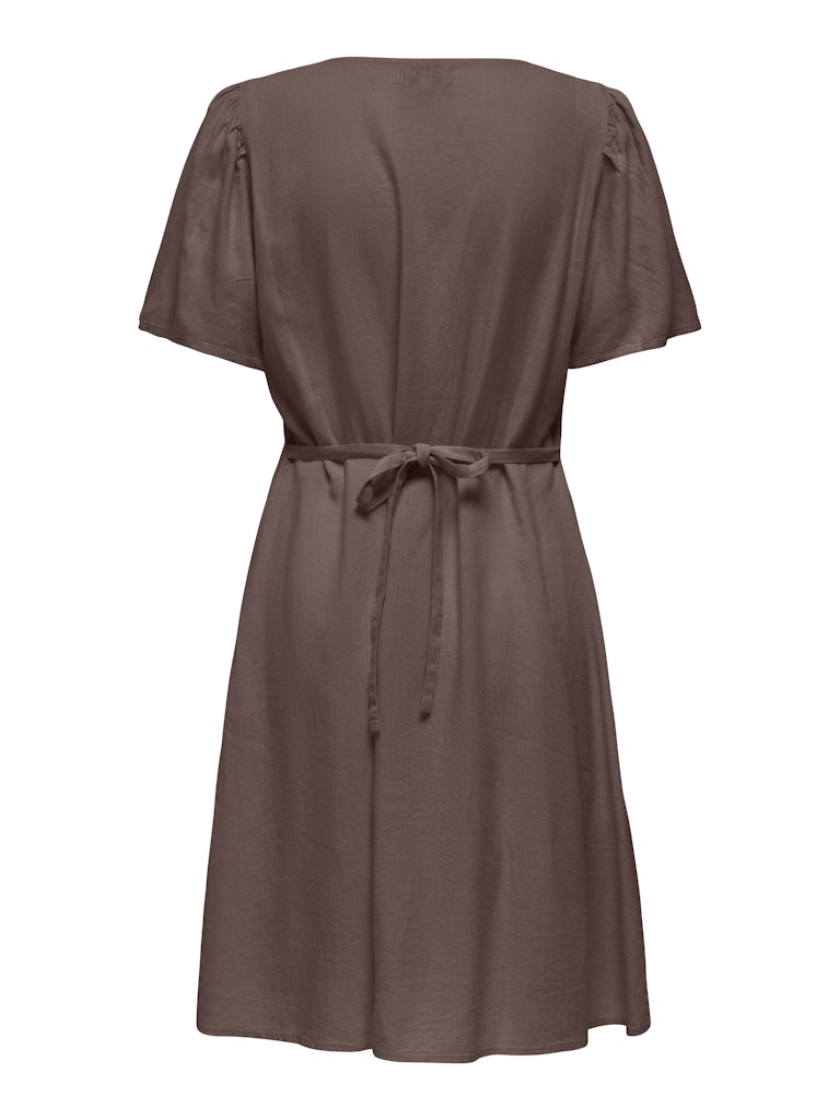 ONLY  Vita Life S/S Short Dress | Brown