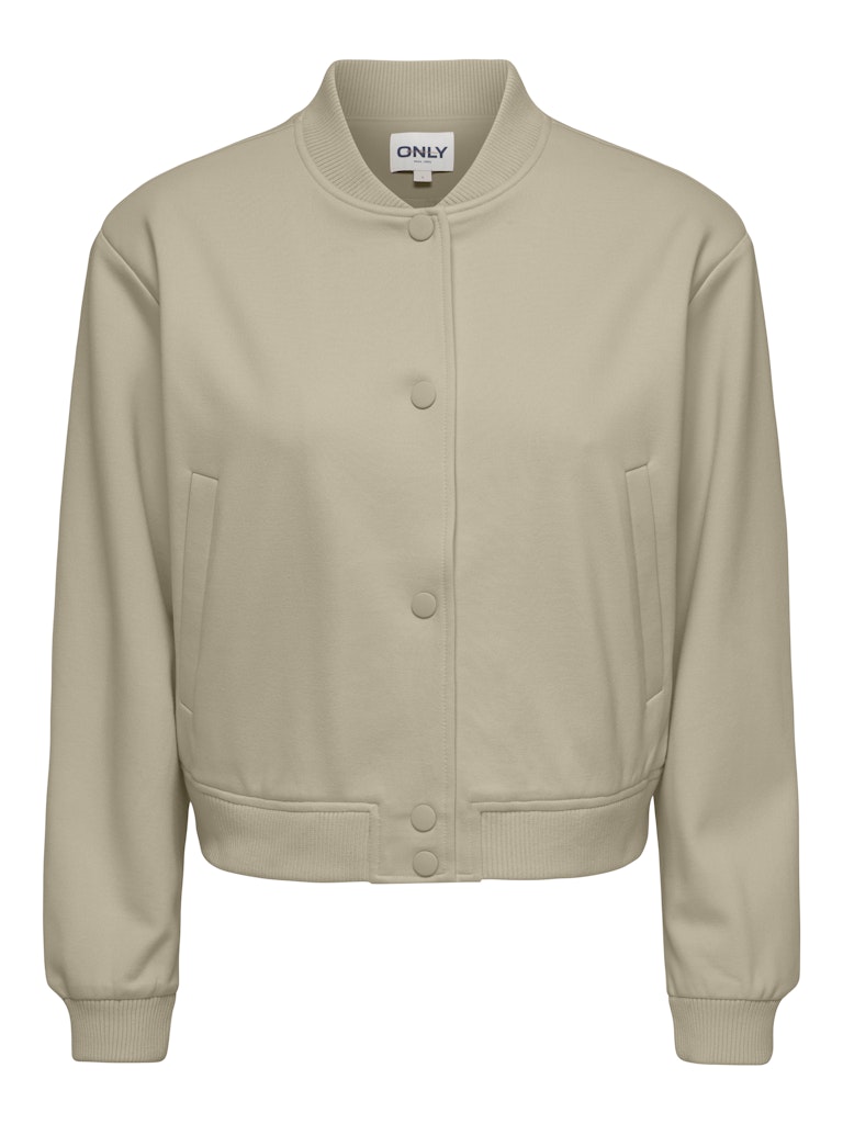 ONLY Poptrash Short Bomber Jacket | Grey