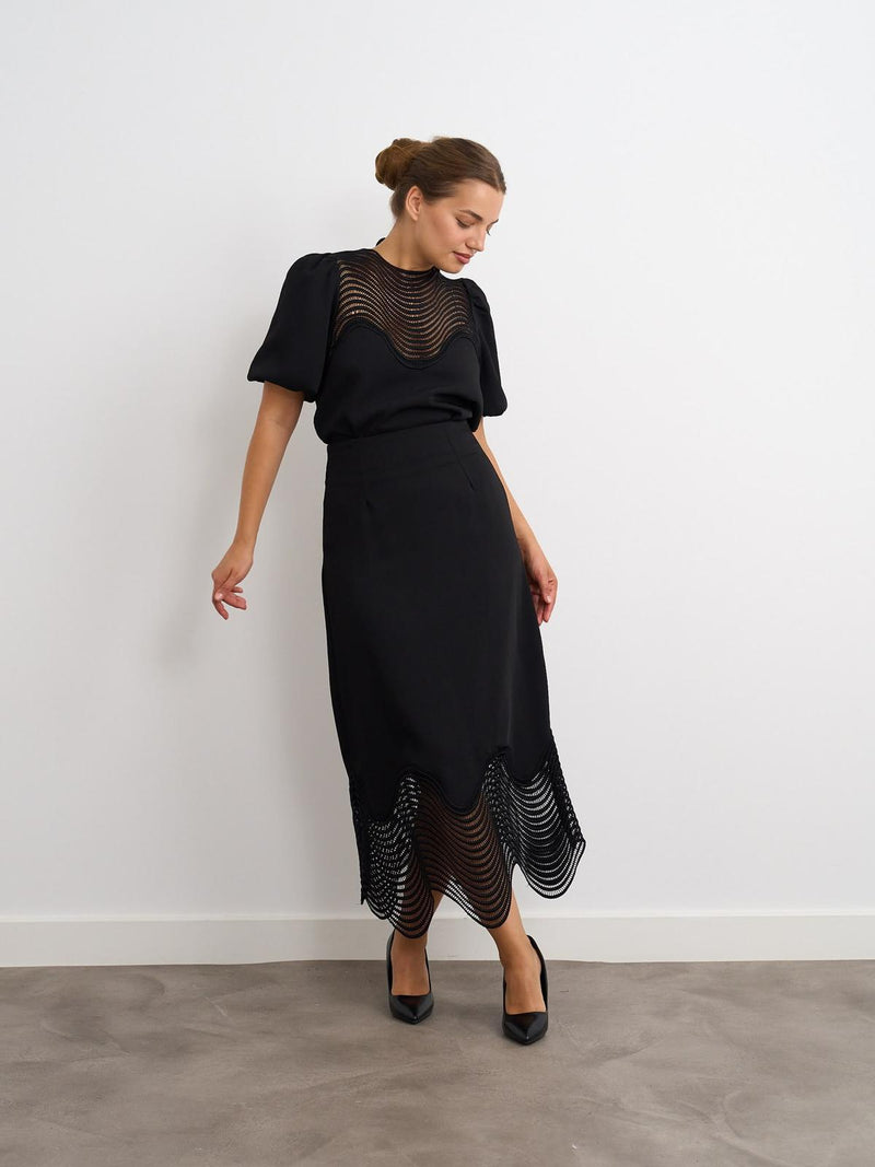 Kyla Flash Skirt | Black 61092LJ