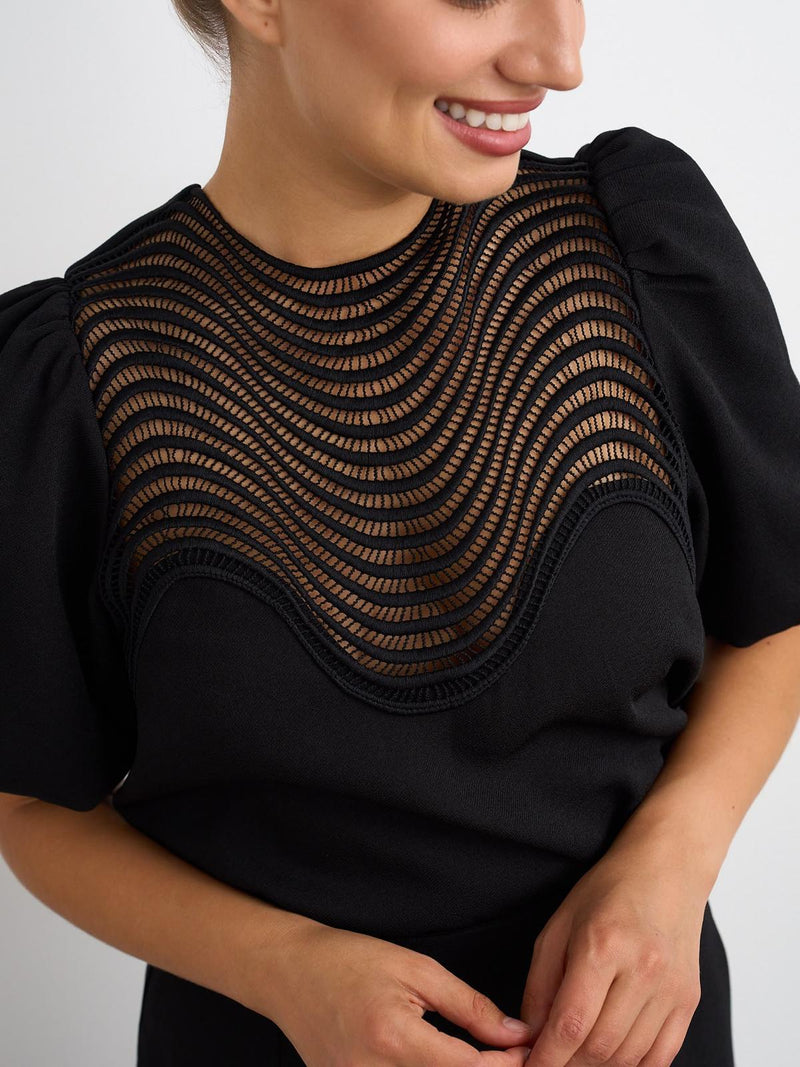 Kyla Flash Top | Black 61091LT