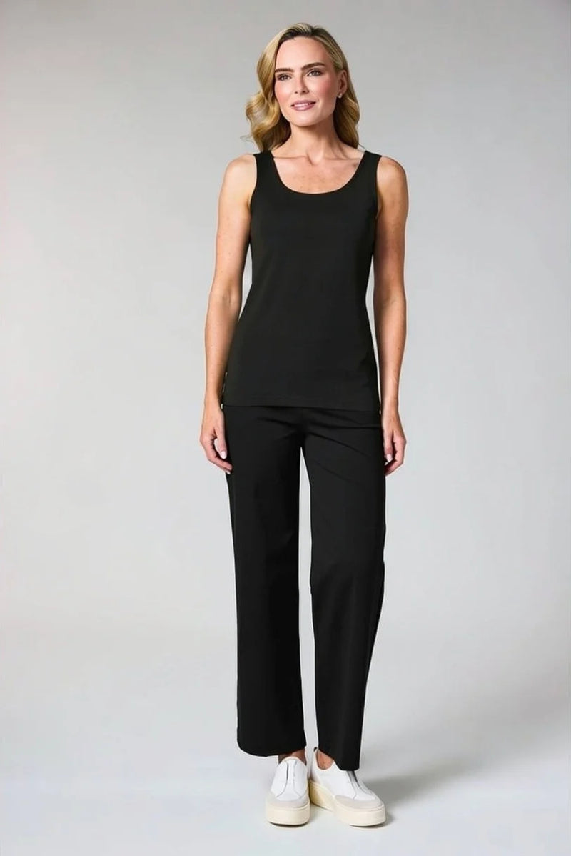 D.E.C.K by Decollage Pia Vest Top | Black