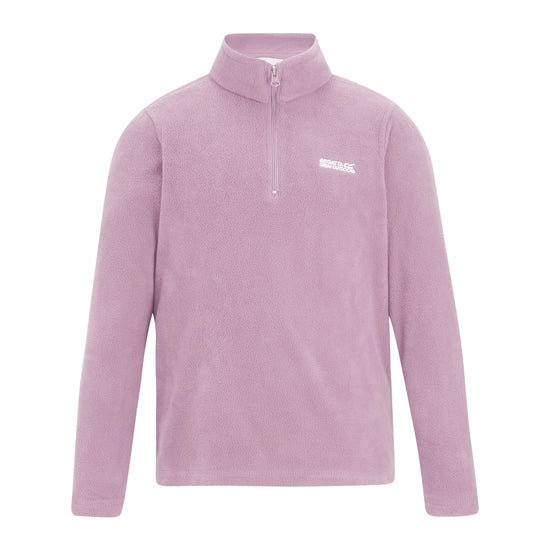 Regatta Kids' Hot Shot II Half Zip Fleece | Lilac RKA148