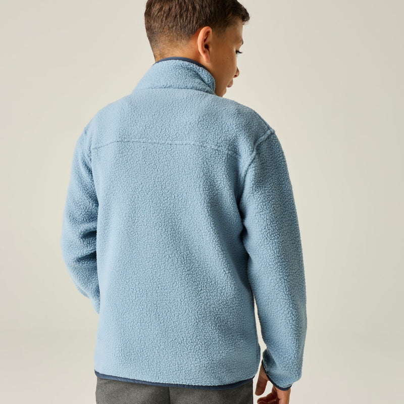Regatta Frankie Warm Full Zip Fleece | Dusky Blue/Navy RKA490
