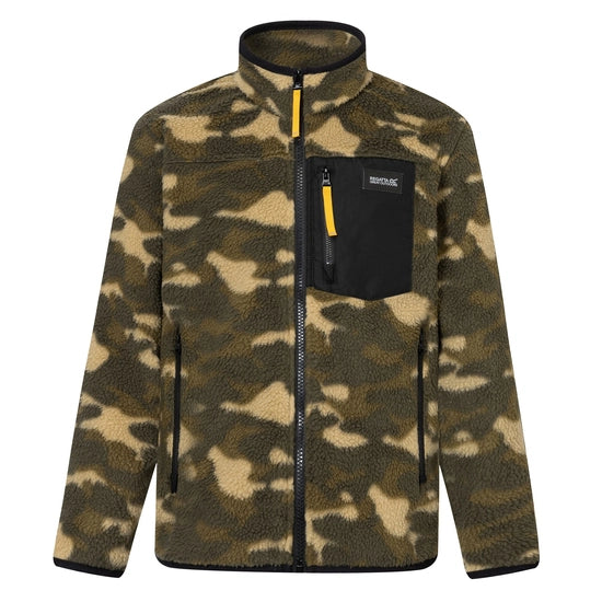 Regatta Frankie Warm Full Zip Fleece | Green Camo RKA490