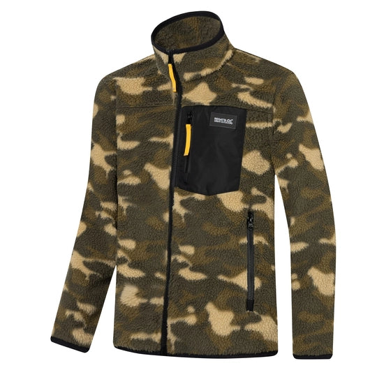 Regatta Frankie Warm Full Zip Fleece | Green Camo RKA490