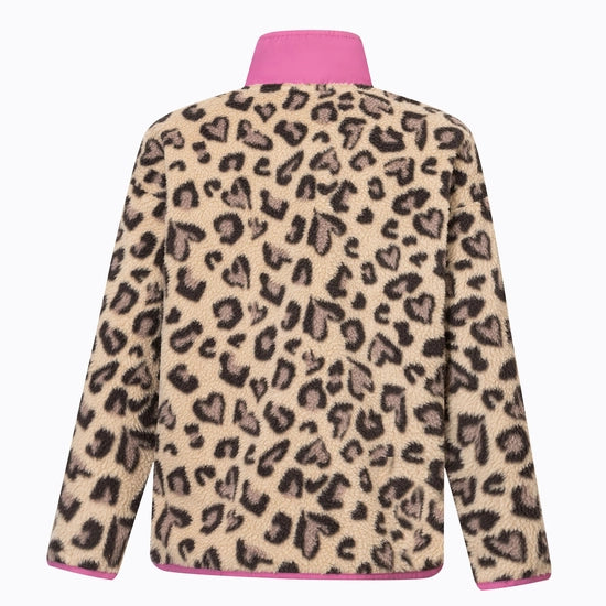 Regatta Eva Kids Borg Fleece Jacket | Mocha RKA498
