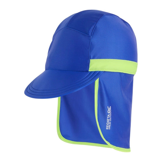 Regatta Kids' Protect Hat | Olympian Blue Sharp Green RKC282