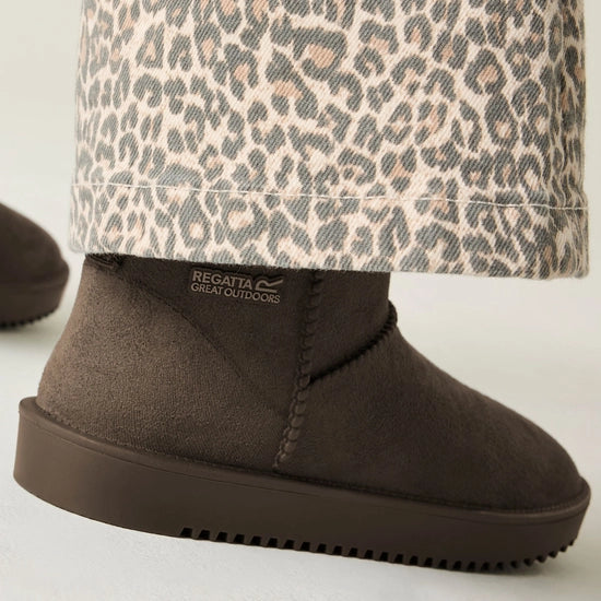 Regatta Risley Short Junior Kids' Winter Boots | Chocolate RKF1011