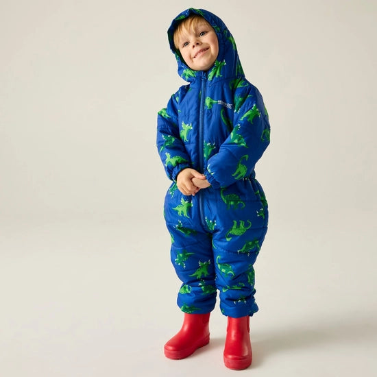 Regatta Pennrose Kids' Puddlesuit | Blue RKN219