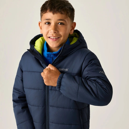 Regatta Lofthouse Kids' Insulated Water-Repellent Jacket | Navy RKN221