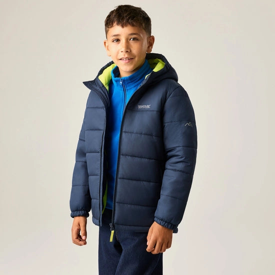Regatta Lofthouse Kids' Insulated Water-Repellent Jacket | Navy RKN221