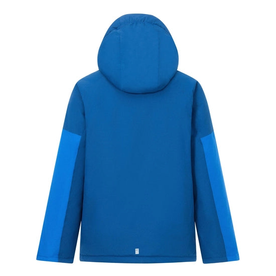 Regatta Hillain Kids' ISOTEX Waterproof Fleece-Lined Jacket | Blue RKP330