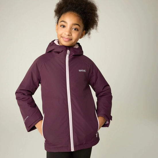 Regatta Hillain Kids' ISOTEX Waterproof Fleece-Lined Jacket | Fig  RKP330