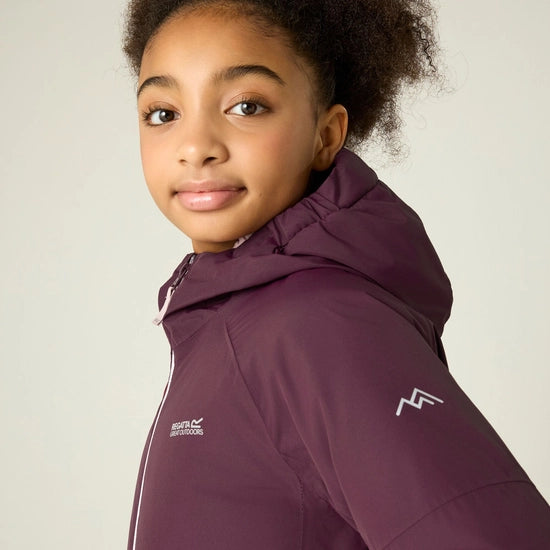 Regatta Hillain Kids' ISOTEX Waterproof Fleece-Lined Jacket | Fig  RKP330