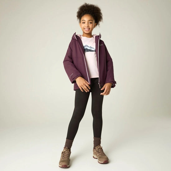 Regatta Hillain Kids' ISOTEX Waterproof Fleece-Lined Jacket | Fig  RKP330