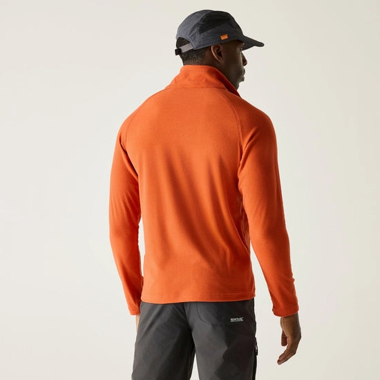Regatta Men's Montes Lightweight Half Zip Fleece | Rusty Orange RMA212