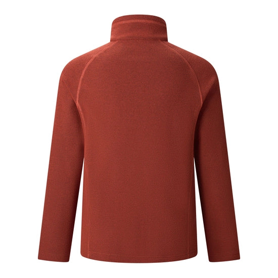 Regatta – Kenger Men's Honeycomb Fleece Zip Neck | Henna RMA307