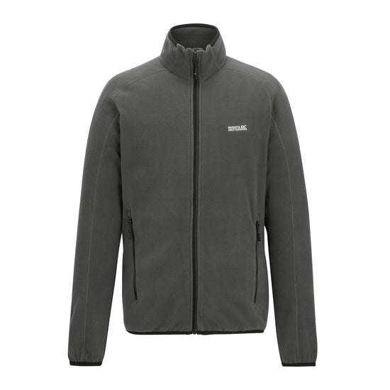 Regatta Men's Hadfield Full Zip Fleece | Grey RMA502