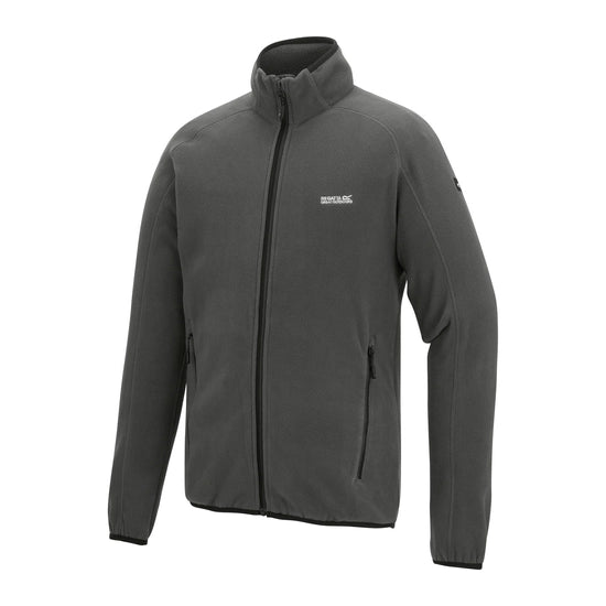 Regatta Men's Hadfield Full Zip Fleece | Grey RMA502
