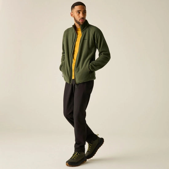Regatta Men's Hadfield Full Zip Fleece | Dark Khaki RMA502