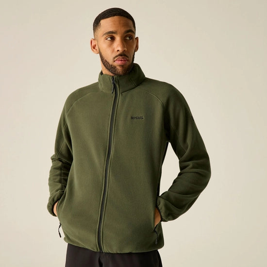 Regatta Men's Hadfield Full Zip Fleece | Dark Khaki RMA502
