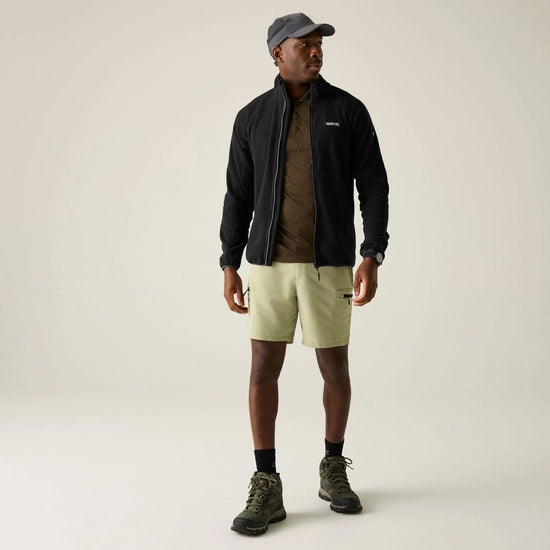 Regatta Men's Hadfield Full Zip Fleece | Black RMA502