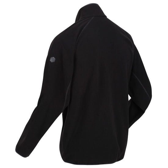Regatta Men's Hadfield Full Zip Fleece | Black RMA502