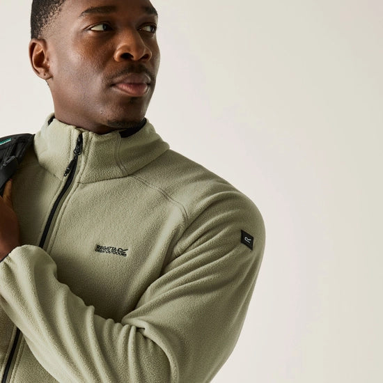 Regatta Men's Hadfield Full Zip Fleece | Sage RMA502