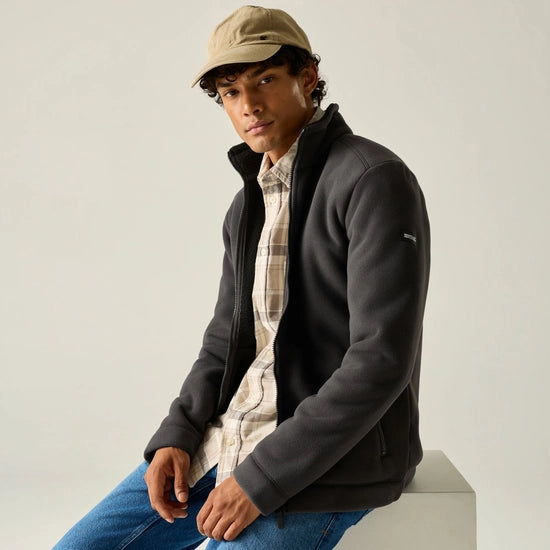 Regatta Garrian II Full Zip Fleece | Ash Grey RMA526