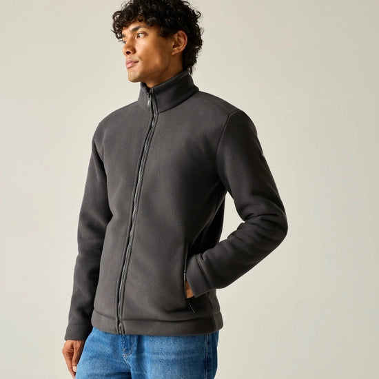 Regatta Garrian II Full Zip Fleece | Ash Grey RMA526