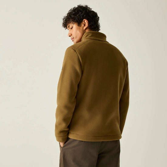 Regatta Garrian II Full Zip Fleece | Rich Tan/Black RMA526