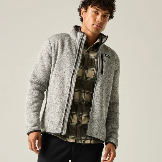 Regatta Barlee Full Zip Fleece | Silver Grey RMA659