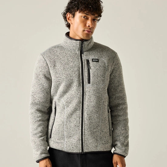 Regatta Barlee Full Zip Fleece | Silver Grey RMA659