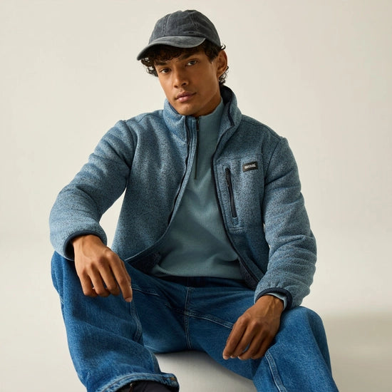 Regatta Barlee Full Zip Fleece | Grey Mirage RMA659