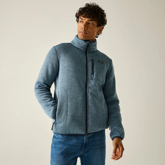 Regatta Barlee Full Zip Fleece | Grey Mirage RMA659