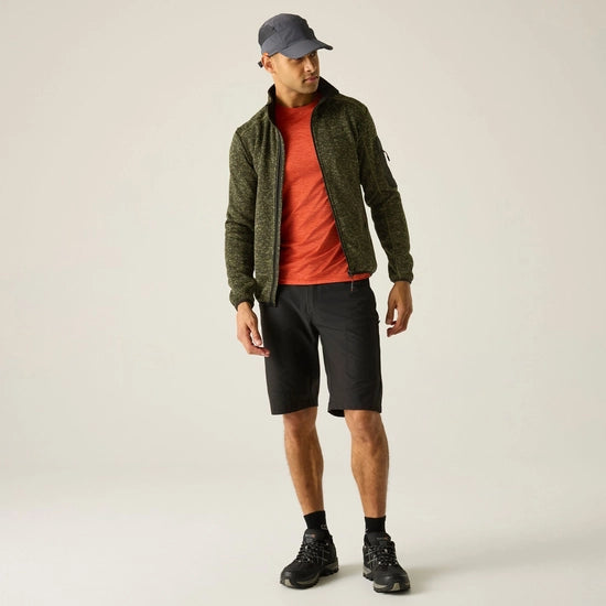 Regatta Newhill Full Zip Fleece | Dark Khaki RMA671