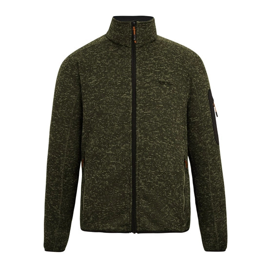 Regatta Newhill Full Zip Fleece | Dark Khaki RMA671