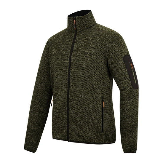 Regatta Newhill Full Zip Fleece | Dark Khaki RMA671